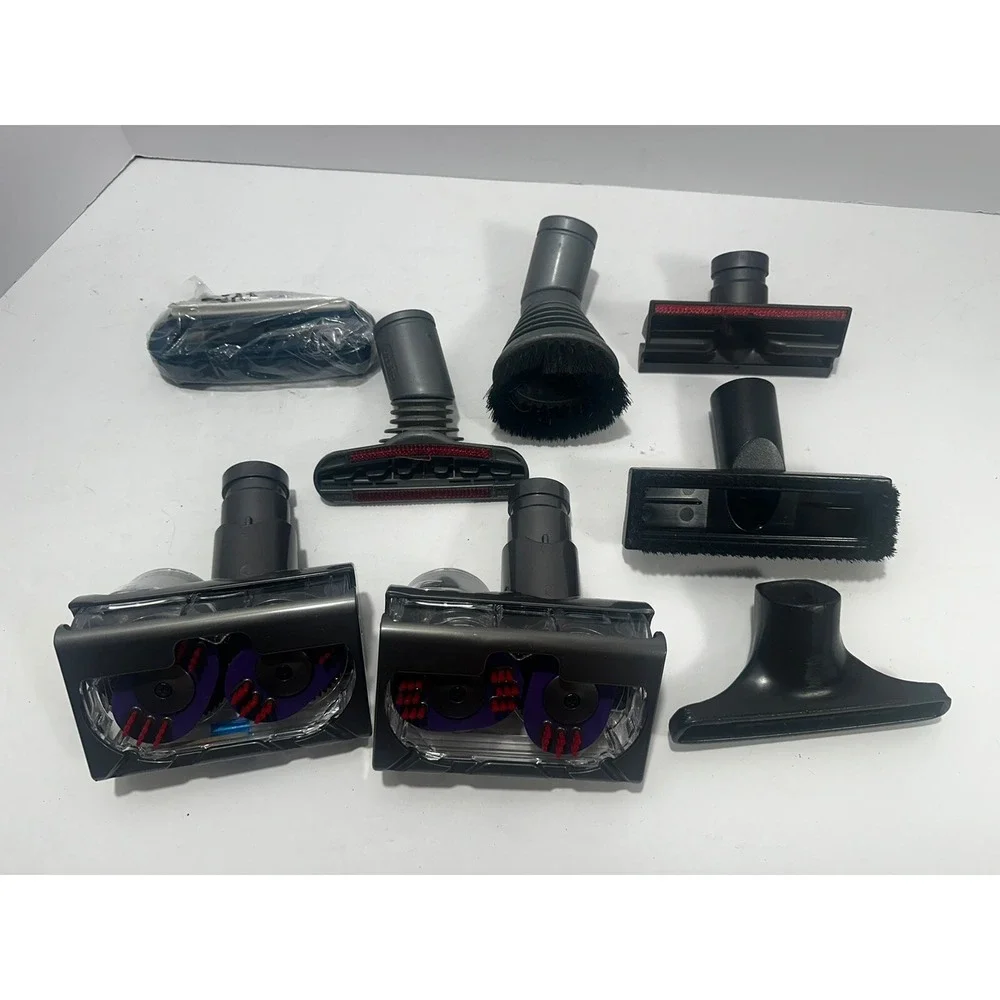 Dyson Genuine Tangle Free Turbine & Multi-Angle Brush Lot‎ of 7 Attachments